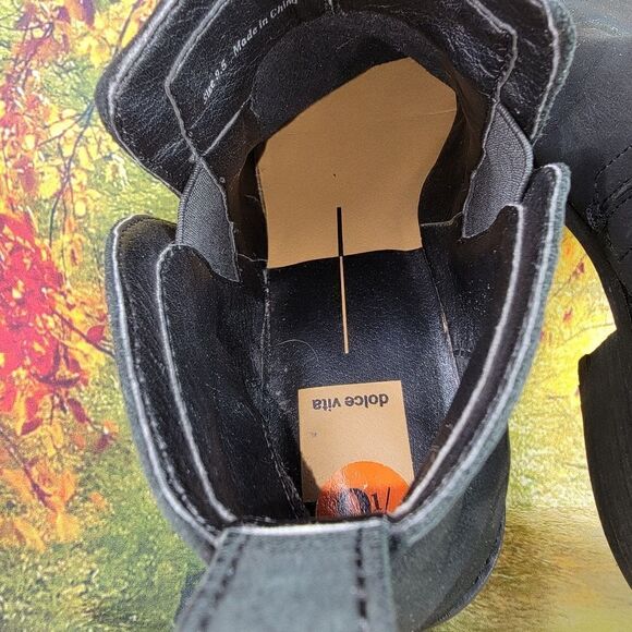 Dolce Vita | Tivon Black Ankle Boots Women's 9.5 - Picture 9 of 11